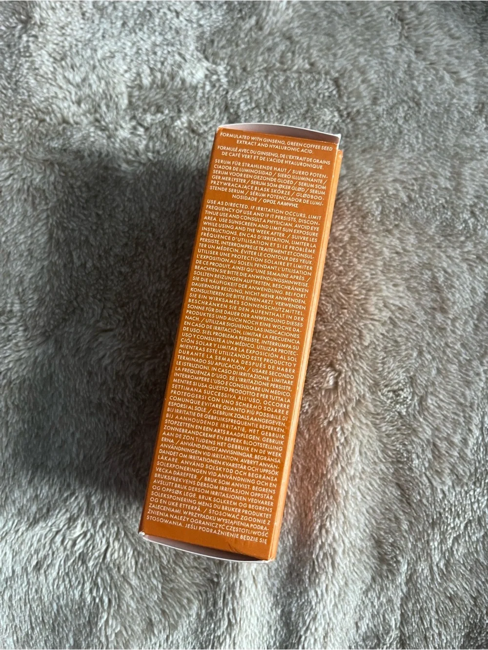 Origins GinZing Glow-Boosting Serum - Orange Packaging